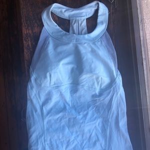 Lululemon 4 light blue tank